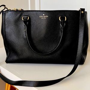 Kate Spade Satchel black, genuine cow leather